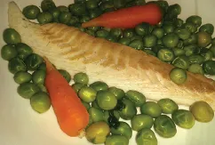 Filet de Bar aux Petits Pois frais